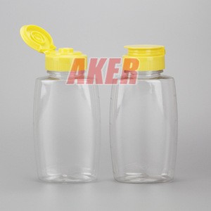 280ml Plastic Honey Silicone Value Cap squeeze honey bottle