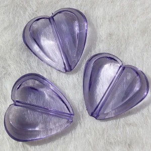 29*31MM Clear Colors Jewelry Heart Charm Beads Agent