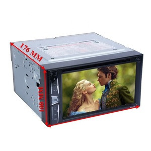 2din hd screen wince system car dvd player with bt  radio for universal car