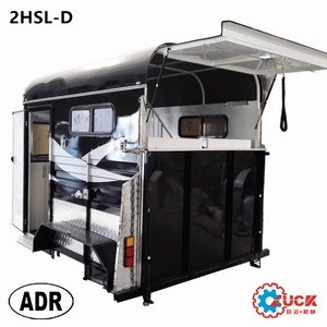 2HSL-D Straight Load with Living Quarters Horse Float