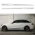 Import 2pcs Car Side Body Sticker Vinyl Decal Long Stripe Car Sticker DIY Car Body Decals For Mercedes Benz 220x11.5CM from China