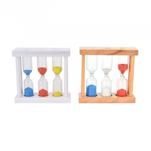 3 5 7 tea sand timer hourglass 3 in 1 promotional  sand clock