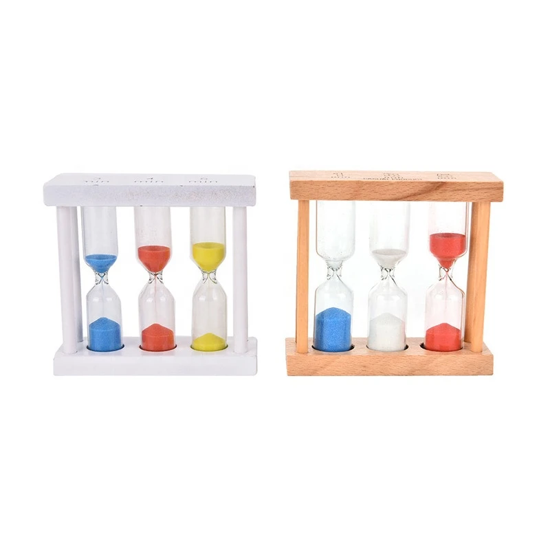 3 5 7 tea sand timer hourglass 3 in 1 promotional  sand clock