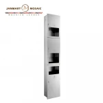 3 in 1 stainless steel hand dryer paper toilet hotel waste bin