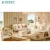 Import 3 Piece Luxury White Carved Leather Sofa Set from China