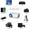 30,000 Hour, 170" LCD 1080P HD Portable Projector for Christmas entertainments