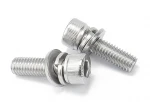 304 stainless steel hexagon socket bolt gasket assembly cylindrical head flat spring cushion screw pernos bolt and nut Fasteners