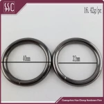 32mm Gun Metal O Ring for Bags Accessories wholesale in Guangzhou China