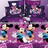 3d cartoon disperse polyester microfiber print fabric bed sheet fabric for home textile
