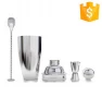 4 Piece Set 24 Ounce Stainless Steel Martini Cocktail Shaker and Jigger