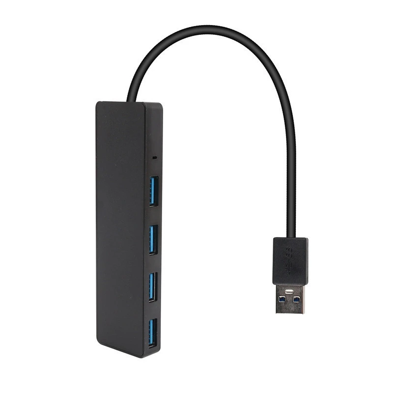 4-Port USB 3.0 Hub, Ultra-Slim Data USB Hub with 2 ft Extended Cable or  Mac Pro Mac mini  Surface Pro XPS, PC