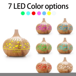 400 ml humidifier new design hollow out pattern hot aromatherapy humidifier essential oil diffuser factory
