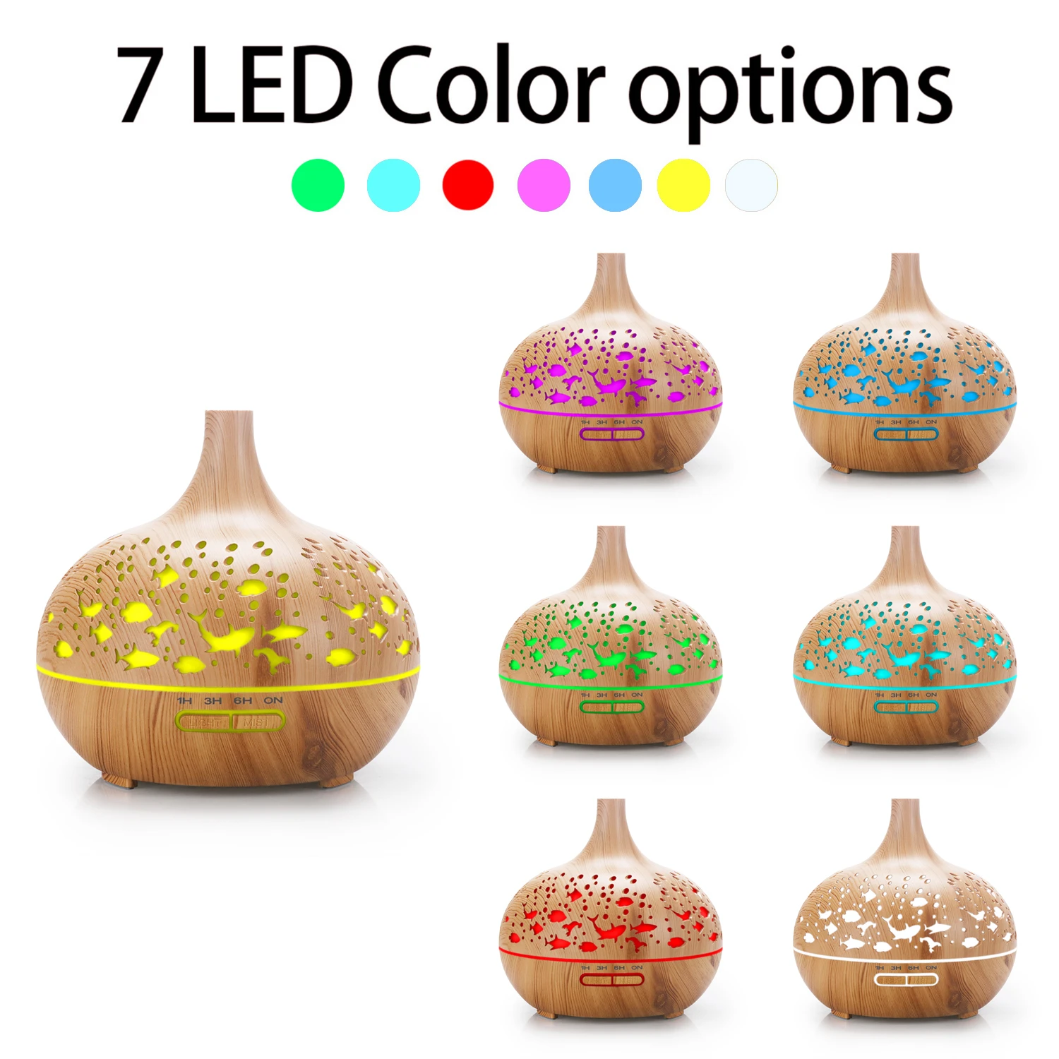 400 ml humidifier new design hollow out pattern hot aromatherapy humidifier essential oil diffuser factory