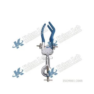 40106.09 Double adjustable three finger extension clamp with bosshead
