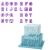 Import 40pcs Alphabet And Number Letter/Cookie Cutter Plastic Fondant Cake Decorating Set from China