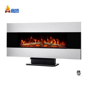 48 inch indoor wall mounted modern 220v electric fireplace no heat