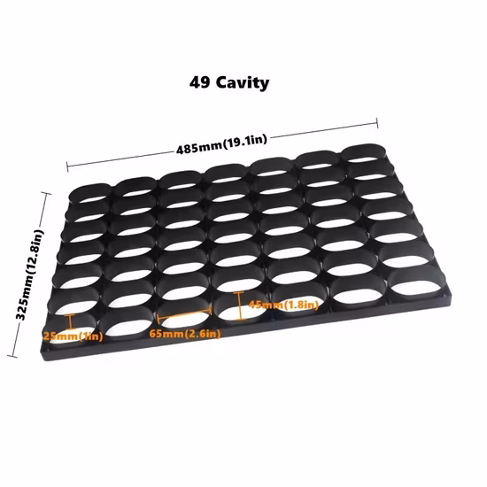 49/54 Cavity Stainless Cheese Cake Half Cooked Mold Steel Mousse Cookie Pastry Baking Ring