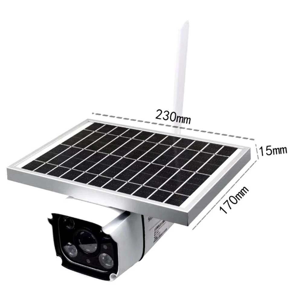 4G Sim card cctv camera with dvr outdoor waterproof 1080P full hd wifi wireless ip solar powered CCTV system with solar panel