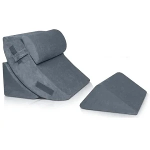 4pcs Orthopedic Bed Wedge Pillow Set for Sleeping and Post Surgery Foam Pillow for Body