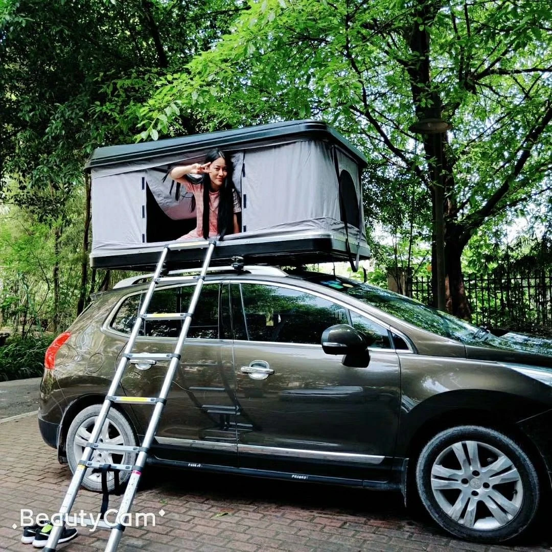 4WD Portable SUV ABS hard-shell Car Roof Top Tent 1-2 Person camper trailer tents