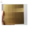 4x8 Sus 304 Stainless Steel Sheet Titanium Gold Hairline For Wall Panels
