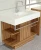 Import 5 star hotel  bathroom furniture vanity cabinet from China