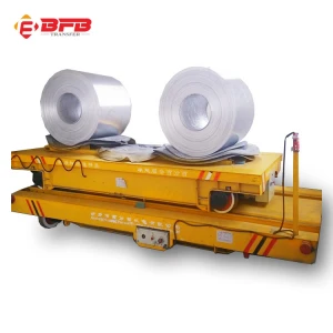50 ton battery operated industry aluminum coil Lifting Sling on rails