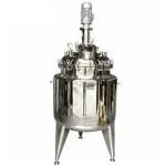 500l gelatin agitating pharmaceutical homogenizer emulsification equipment cocoa butter melting machine fermentation mixing tank
