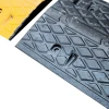 500MM Heavy Duty Rhombus Traffic Installation Safety Rubber Speed Bump Car Stop For Sale