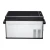 Import 50L mini portable dc compressor camping outdoor chest freezer battery powered 12v 50l car fridge freezer from China
