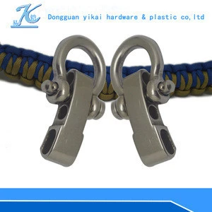 5mm metal fasteners,stainless steel metal shackle buckle,buckle clasp for fastening