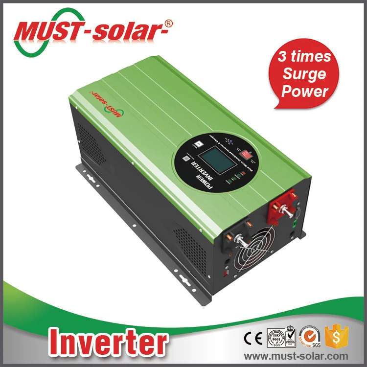 6kw pure sine wave inverter converters 48v 220v power inverter with charger offgrid power system