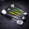 6pcs Set Stainless steel Hotel Kitchen Utensils with Silicone Handle