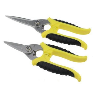 7" 8"Multifunctional Pliers Scissors Secateurs Wire Cutting Cable Cutter Pruning Shear Gardening Tool for Leather Tesoura Carpet