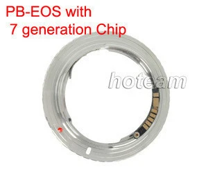 7 generation AF Chip Lens Adapter for Praktica PB Mount lens to Canon EOS Body PB-EOS