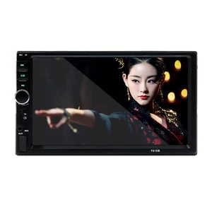 7 inch touch screen 2din car stereo with 12V or 24V Bluetooth Car MP5 player