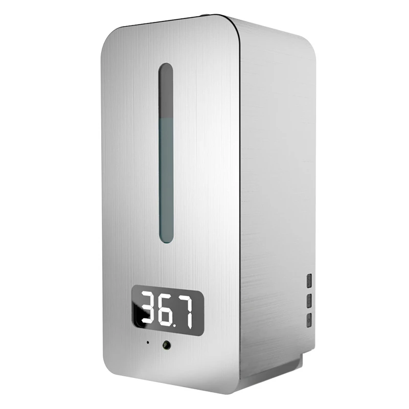 700ml Stainless Steel S8 Digital Temperature Measurement 2 in 1 Automatic Soap Dispenser