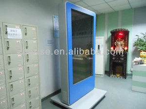 72 inch kiosk advertising player,surporting internet wifi system,waterproof and dustproof casing.