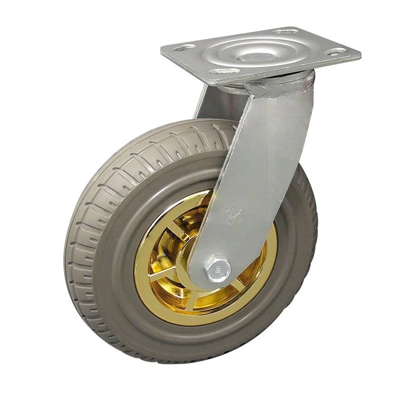8 inch heavy duty transport wheelbarrow solid rubber wheel