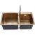 Import 8045 High Grade Material stainless steel double bowl sink hand made  basin gold nano black kitchen sink from China