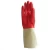Import 80g household latex glove bicolor waterproof latex kitchen cleaning heat resistant food grade rubber glove from China