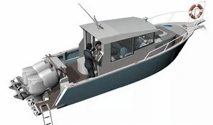 8.8m Luxury Professional Aluminum Fishing Vessel Fishing Yacht