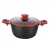 Import 8Pcs Forged stone non-stick coating Aluminum Cookware set with silicone Glass lid from China