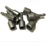 8pcs magnetic nut driver set 1/4x45mm bits socket set drill bits adapter hex power tools 6-13mm