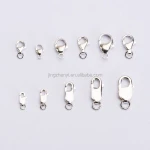 925 sterling silver large lobster clasp , different sizes and kinds of lobster clasp