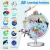 Import 9inch Built-in LED light World Globe Illuminated AR smart globe for Geography Learning from China