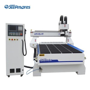 9KW HSD Oscillating and tangential knife 8 pcs auto tool changer wood engraving atc cnc router