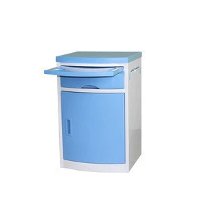 ABS Medical Bedside Cabinet The bedside table of oversized store content space is a hospital bedside table with a drawer