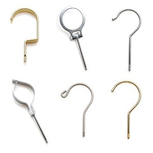 Accessory clothes for hangers part metal hooks