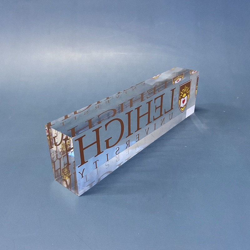 Buy Acrylic Block Display, Acrylic Table Logo Sign, Acrylic Brand Block ...